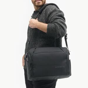 NOMATIC Messenger Bag Magnetic Shoulder Strap Black Laptop Waterproof